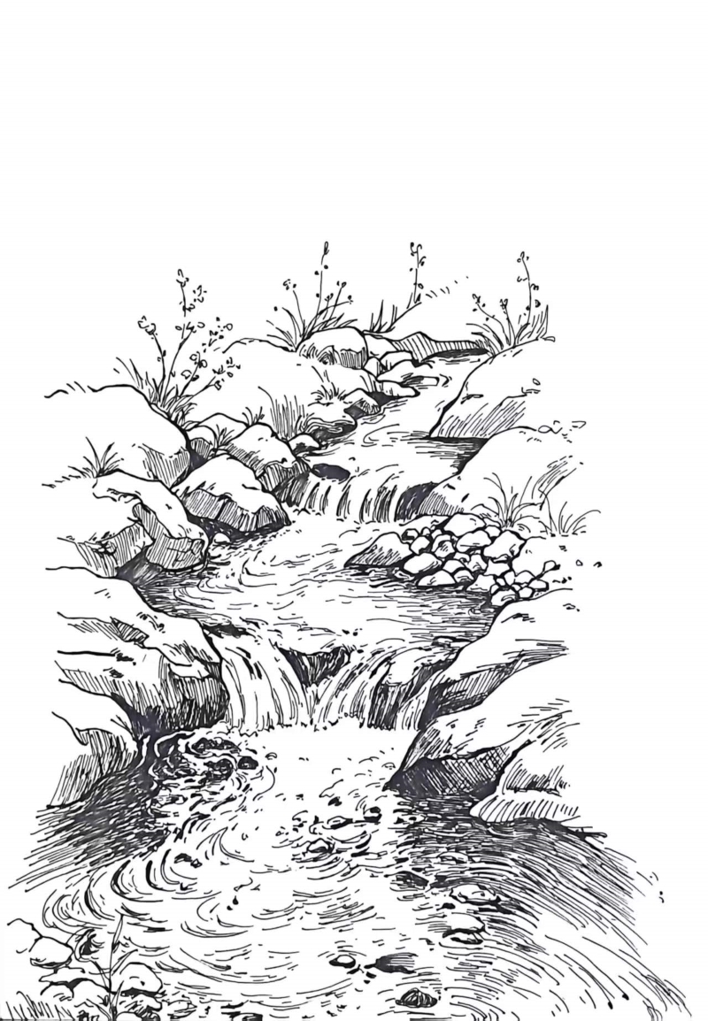 一等奖：李智琪《山间听溪》.jpg